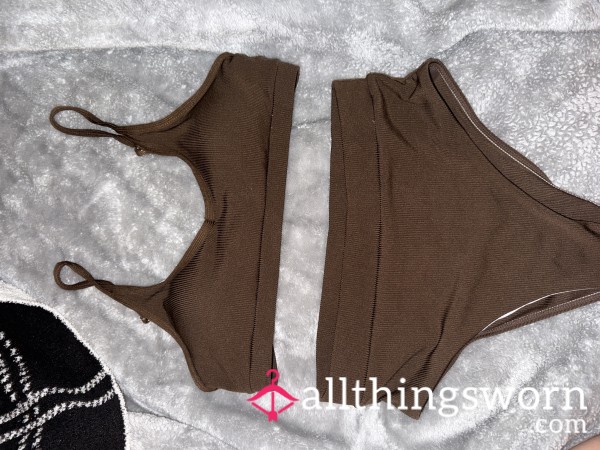 Brown Swim Suit