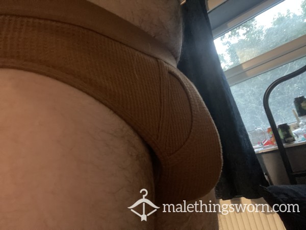 Brown Waffle Briefs