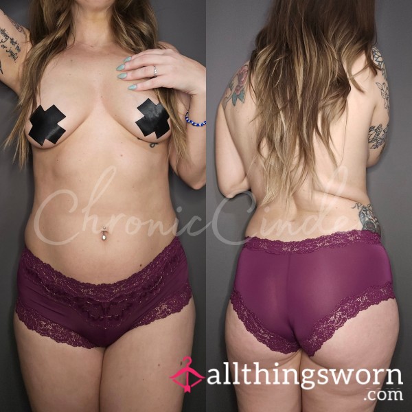 Burgundy MaidenForm Hipster