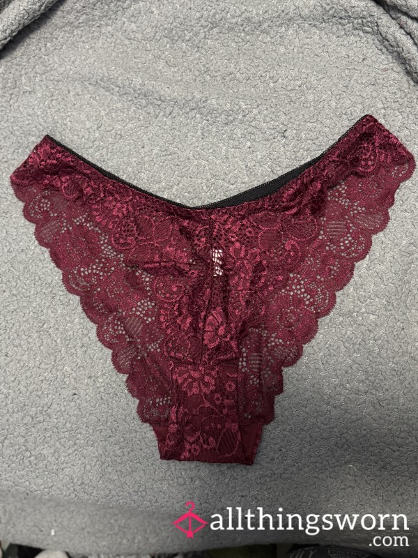 Burgundy Panties