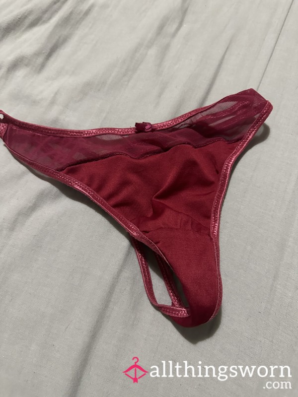 Burgundy Thongs