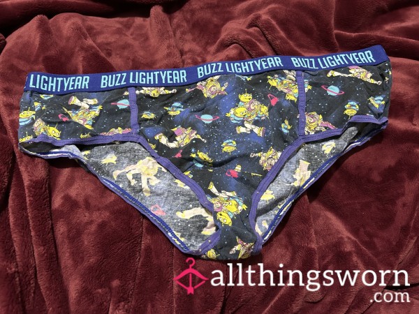 ~BUZZ LIGHTYEAR & ALIEN BLUE COTTON CHEEKY PANTY~