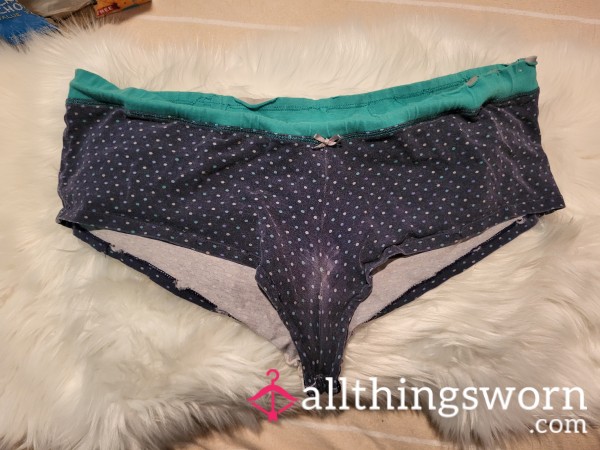 C13: OLD WORN XL Cheeky Panties