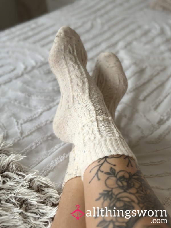 Cable Knit Socks From The Prettiest Feet