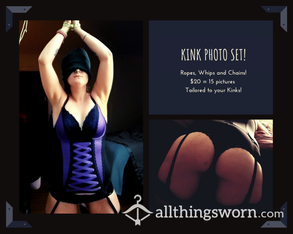 Calling All Doms! Bondage And More! Kink Photo Set!