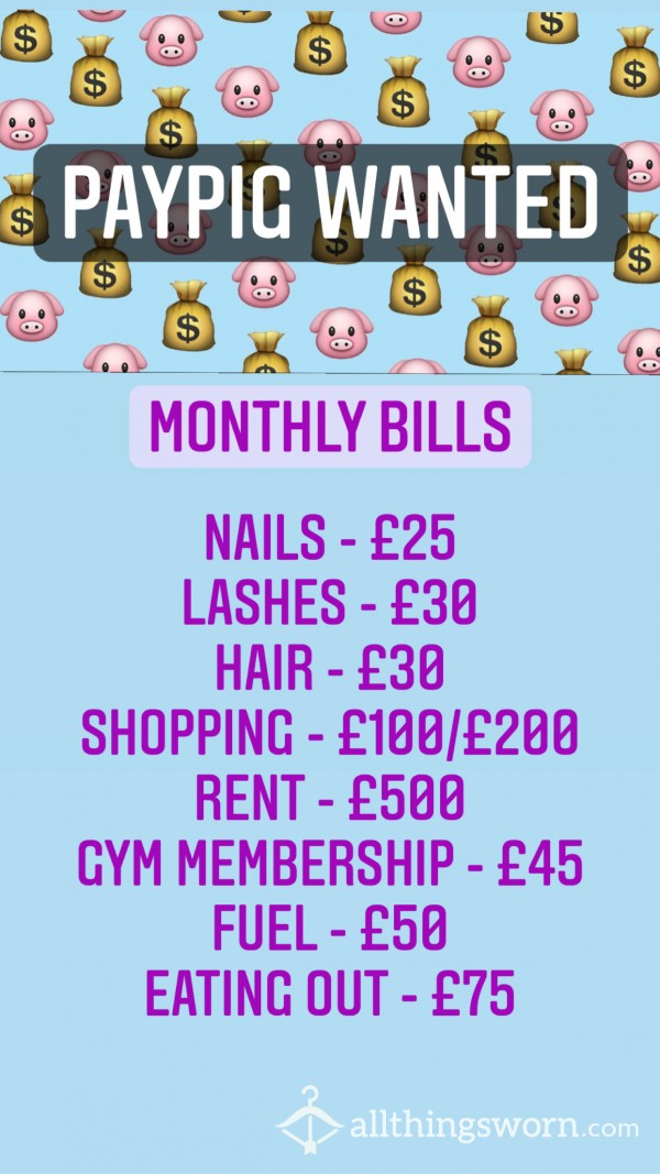 Calling All PayPigs 🐷 💰