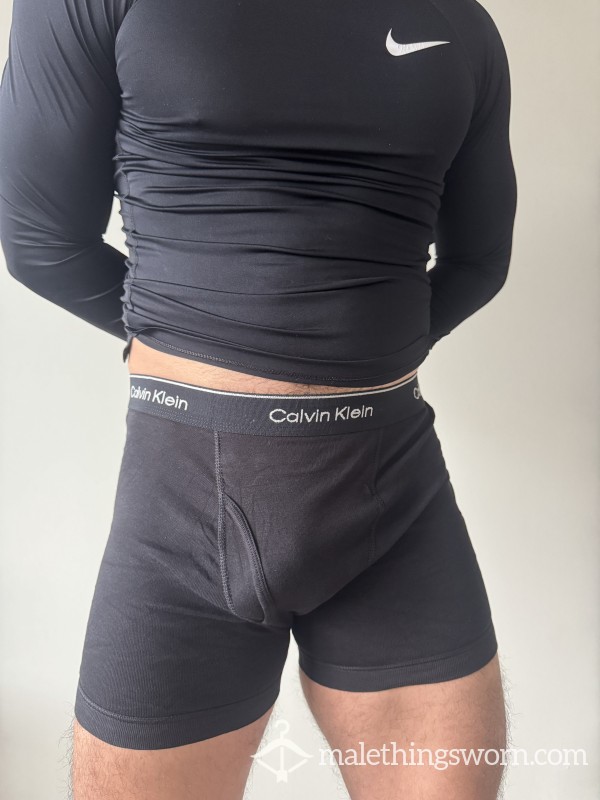 Calvin Klein Boxer Briefs (BLACK)