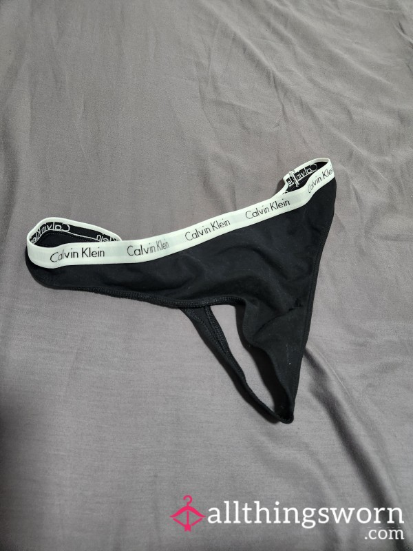 Calvin Klein Black Thong