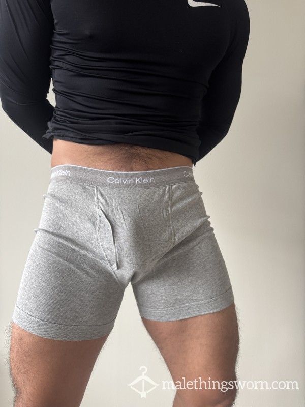 Calvin Klein Boxer Briefs (GRAY)