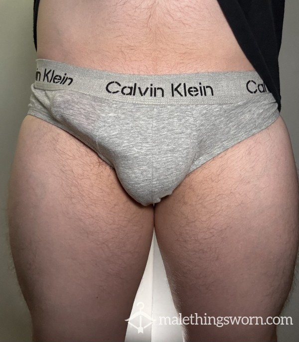 Gray Calvin Klein Briefs