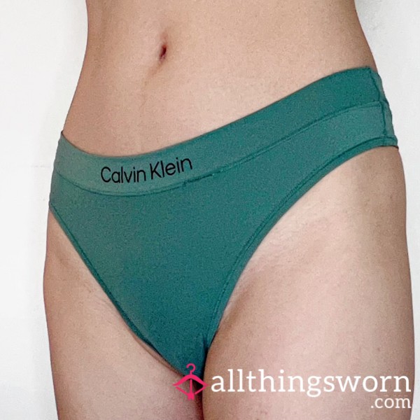 Calvin Klein CK Teal Smooth Thong