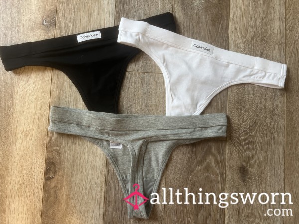 Calvin Klein Cotton Thongs