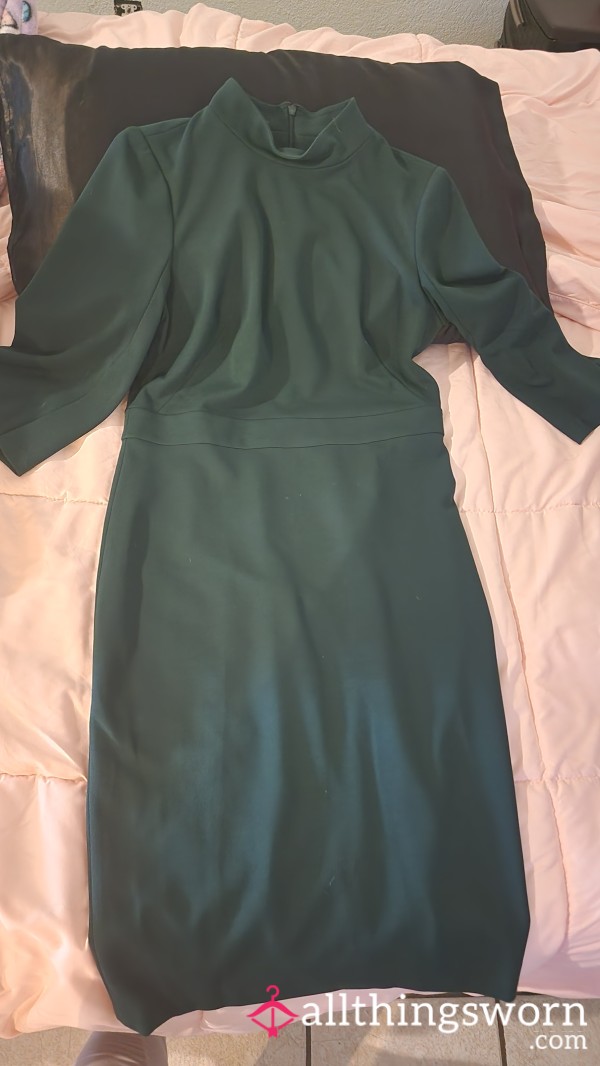 Calvin Klein Dark Green Dress