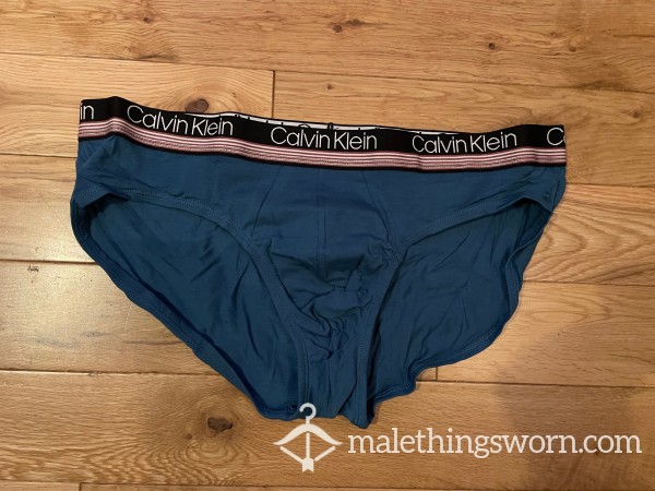 Calvin Klein Green Hip Briefs (XL) Ready To Be Customised For You!