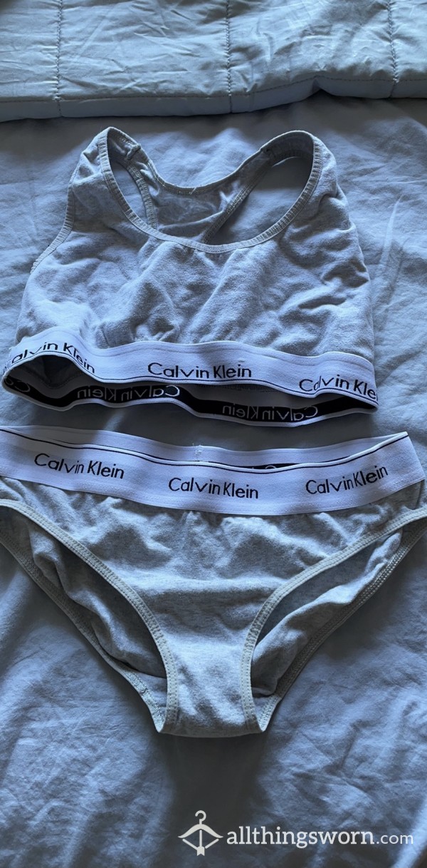 CALVIN KLEIN GREY SET