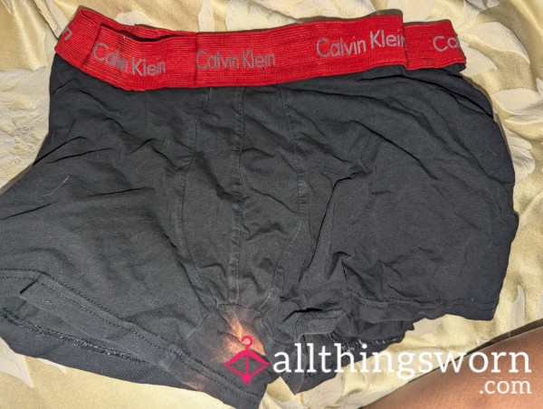 Calvin Klein Red Band Boxers! Goddess Worn