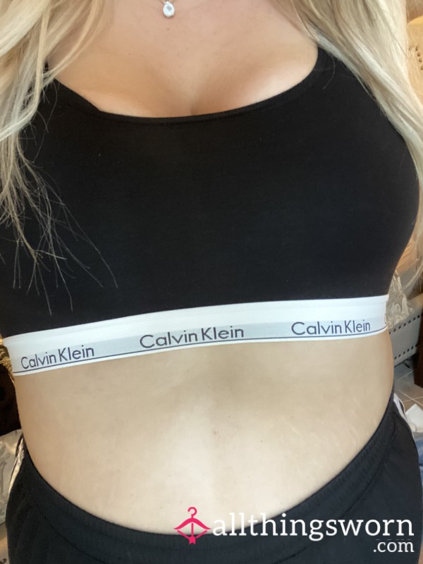 Calvin Klein Unlined Cotton Bralette