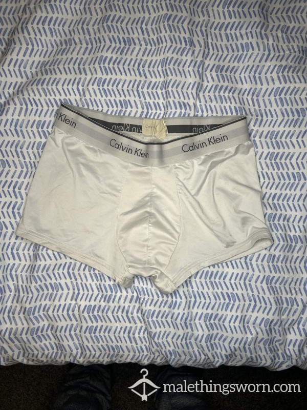 Calvin Klein White Boxers