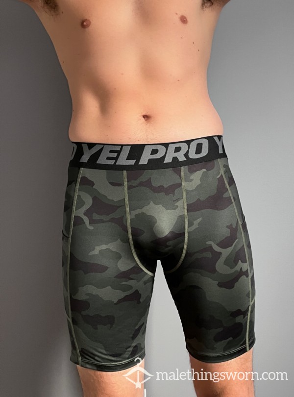 Camo Compression Shorts