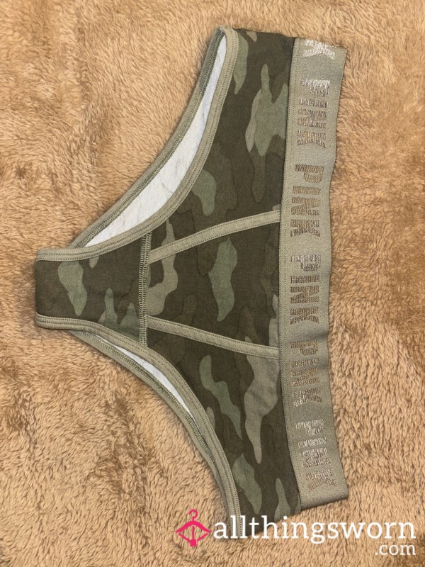 Camo Victoria's Secret "Pink" Cheeky Panties