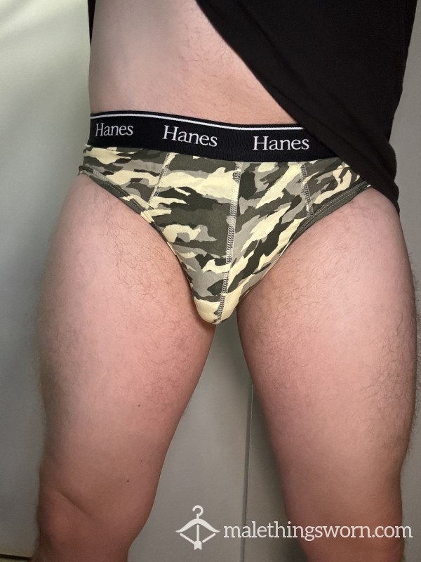 Camouflage  Hanes Briefs