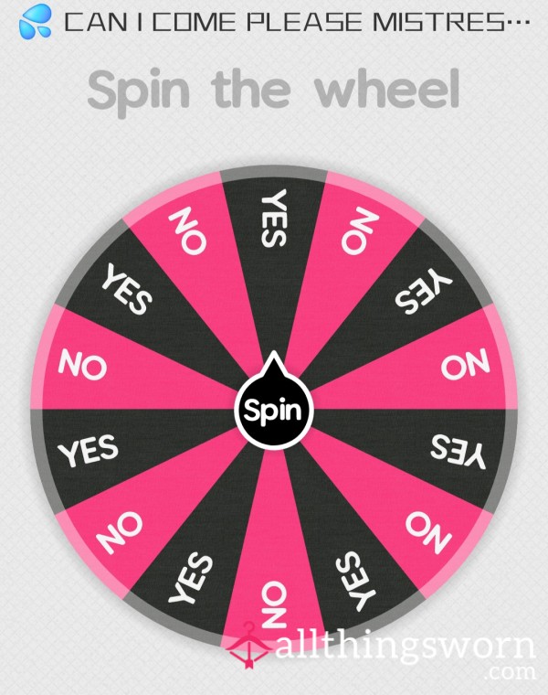 💦Can I C*m Please Mistress? 💦 Spin The Wheel 🎡