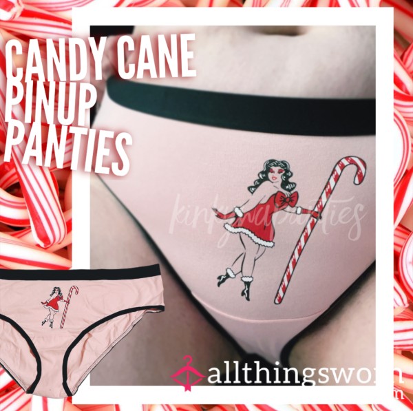 Candy Cane Pinup - Includes 48-hour Wear & U.S. Shipping