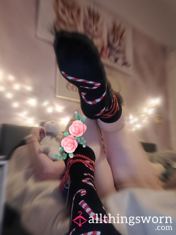 Candy Cane Socks