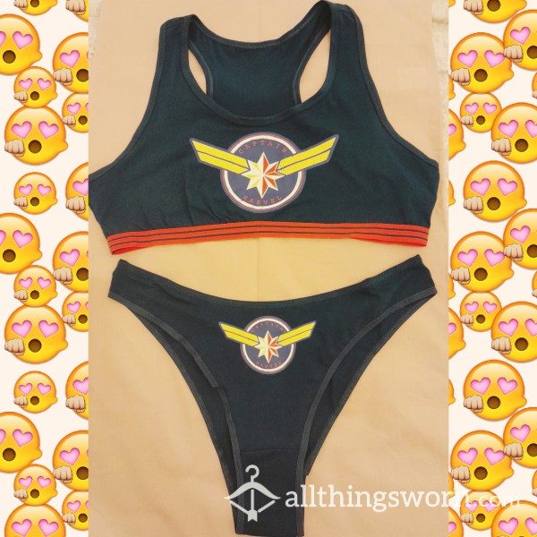 Captain Marvel Two Piece Set 🦸‍♀️♥️