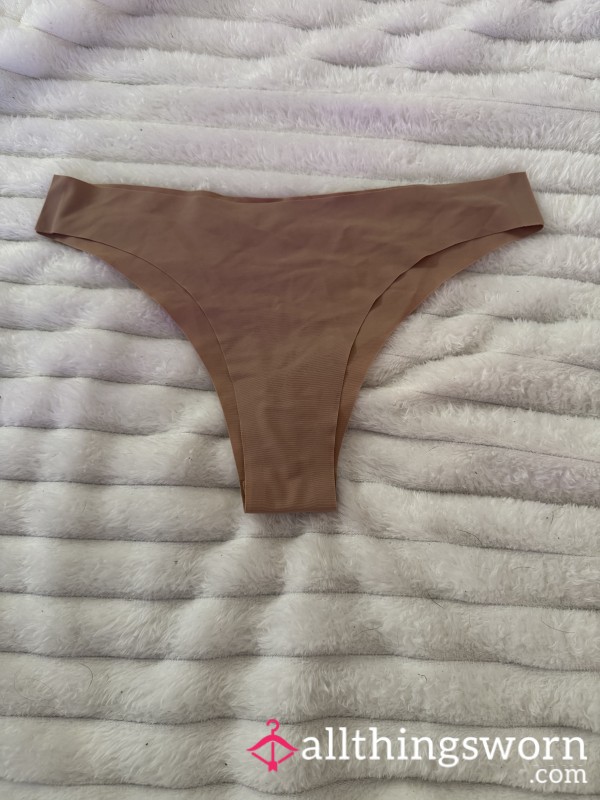 Caramel Nylon Thong