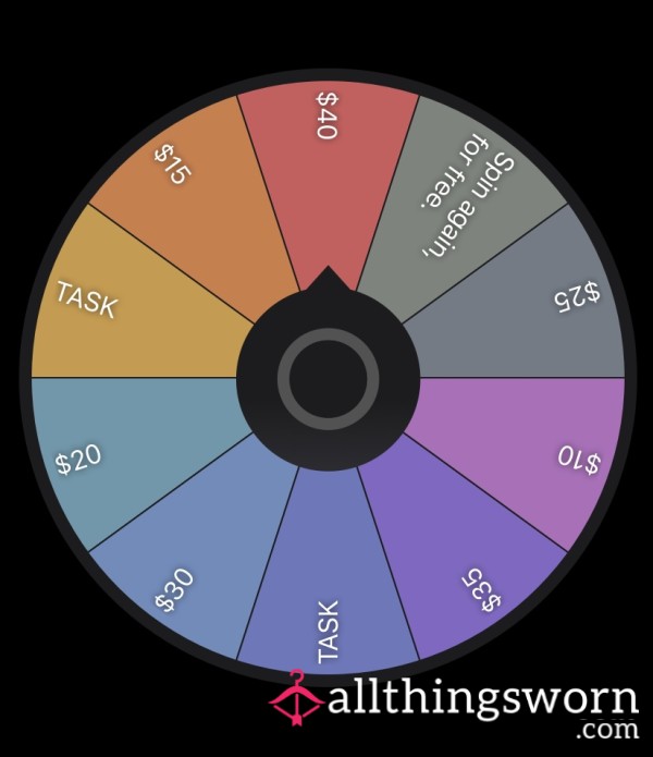 Cash Or Task Wheel