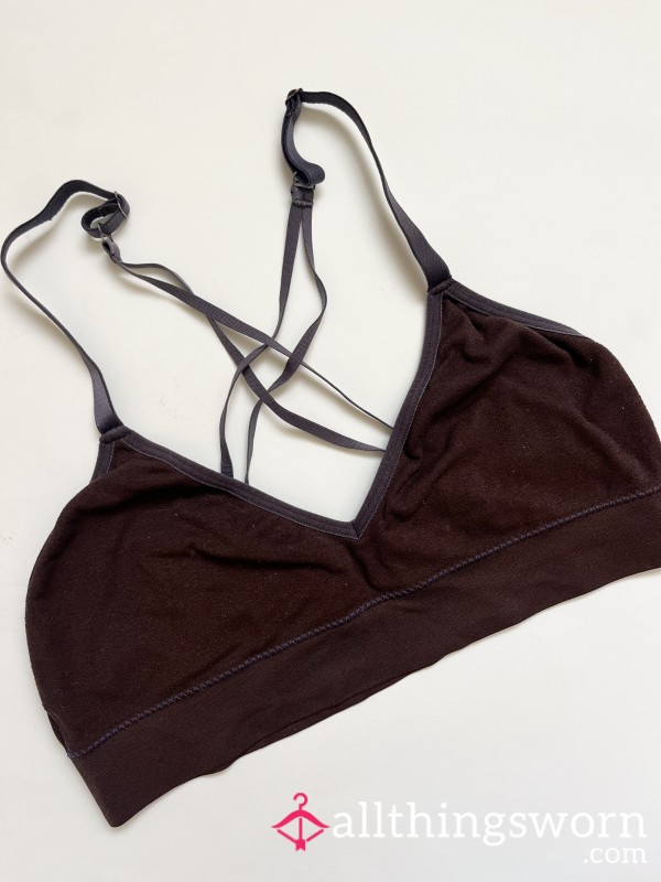 Casual Brown Bra