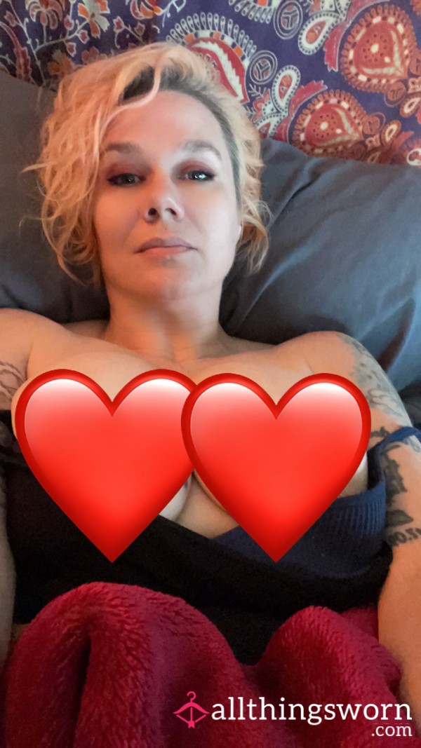 Casually Laying In Bed With My Tits Out