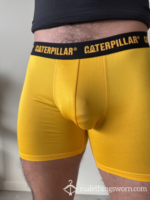 CAT Yellow Compression Shorts