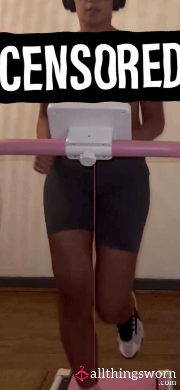 Censored Topless Treadmill Video For Cucks, Betas And Losers