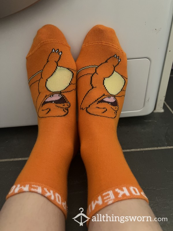 Charmander Pokémon Socks 🧡