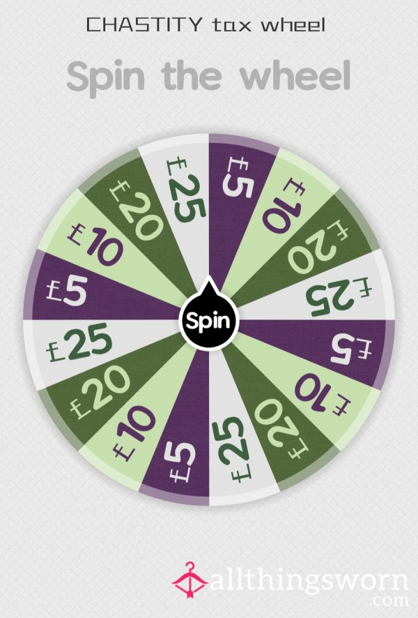 Chastity Tax Wheel Spin