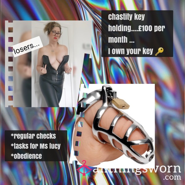 Chastity...Ms Lucy Owns Your Key 🔑