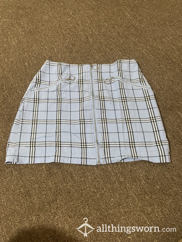 Checkered Mini Skirt