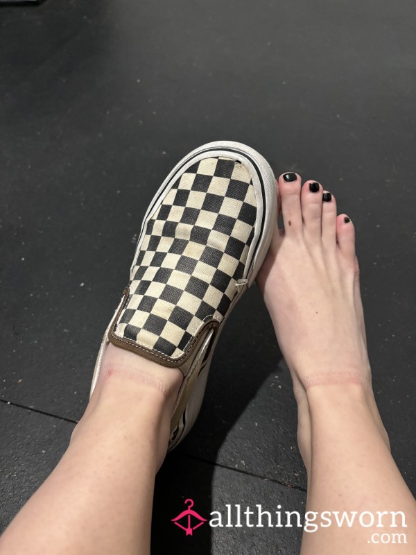 Checkered Van Gym Shoes