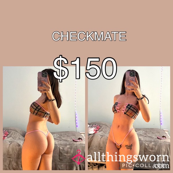 CHECKMATE BIKINI SET