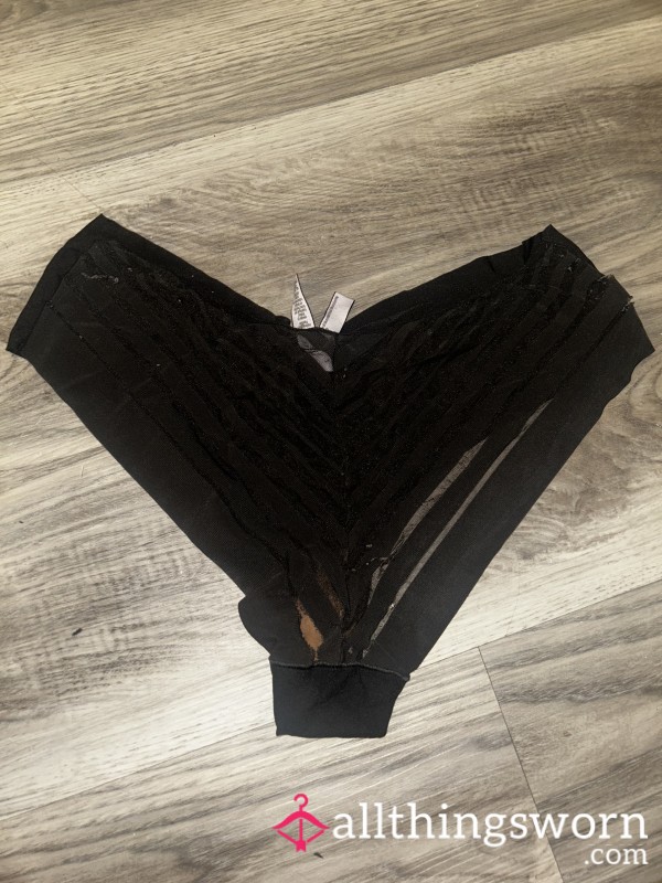 Cheeky Black Well Loved Panties