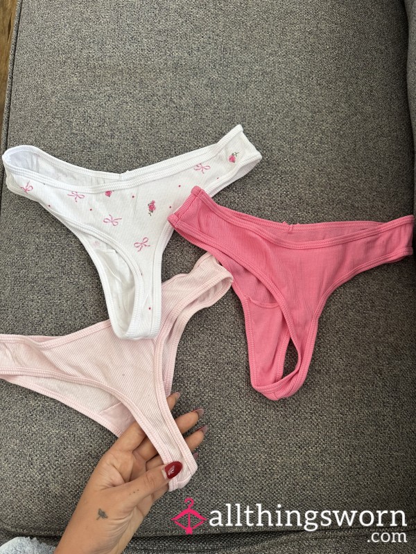 Cheeky Pink Thongs 💕👅💋