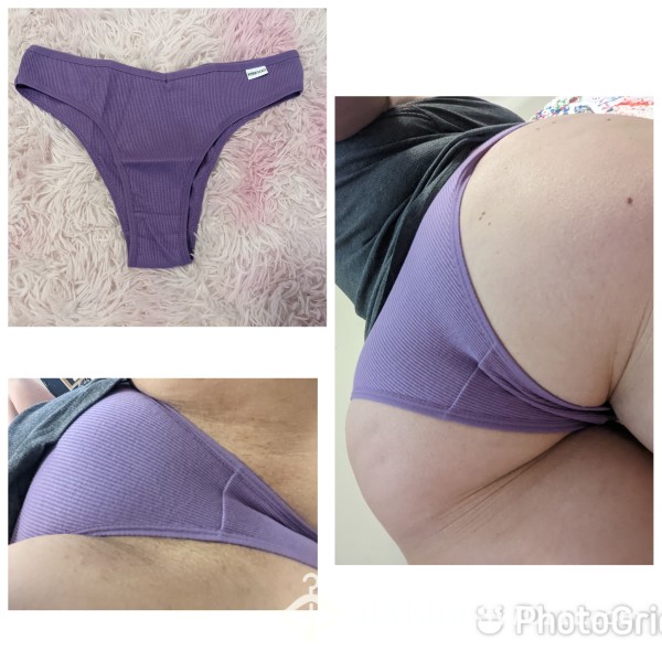 Cheeky Purple Cotton Panties