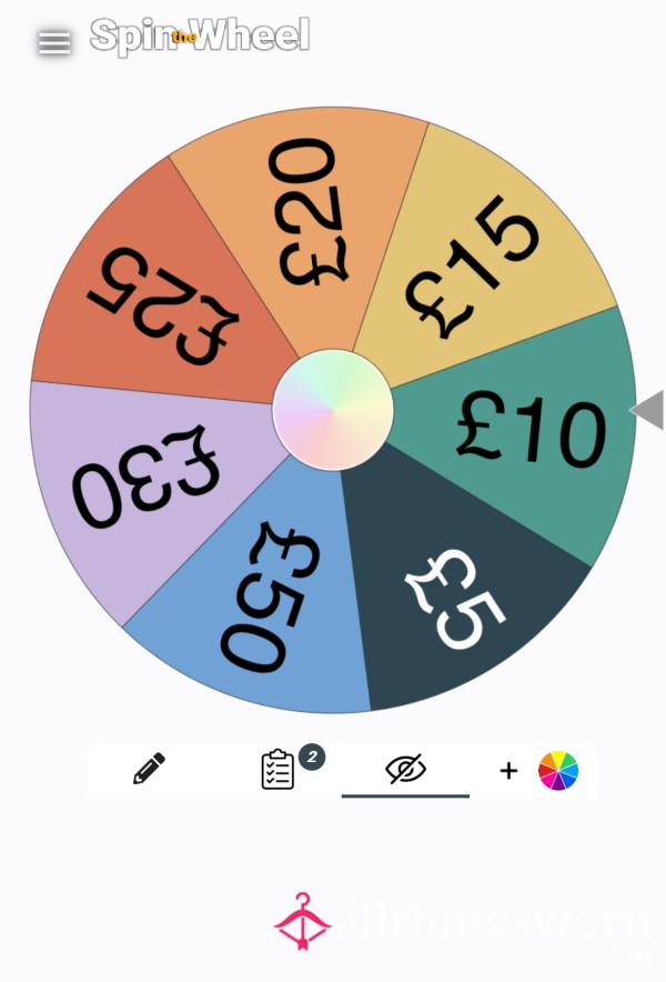 Cheeky Spin The Wheel