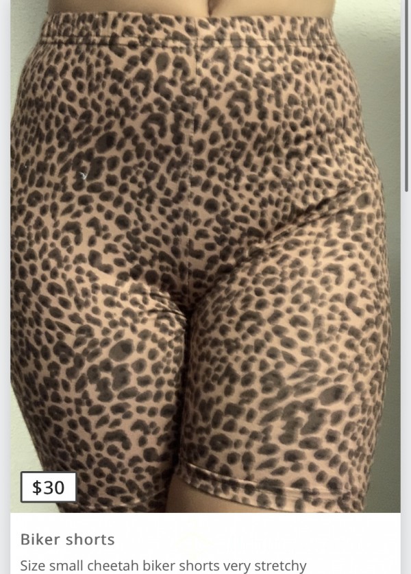 Cheetah Biker Shorts