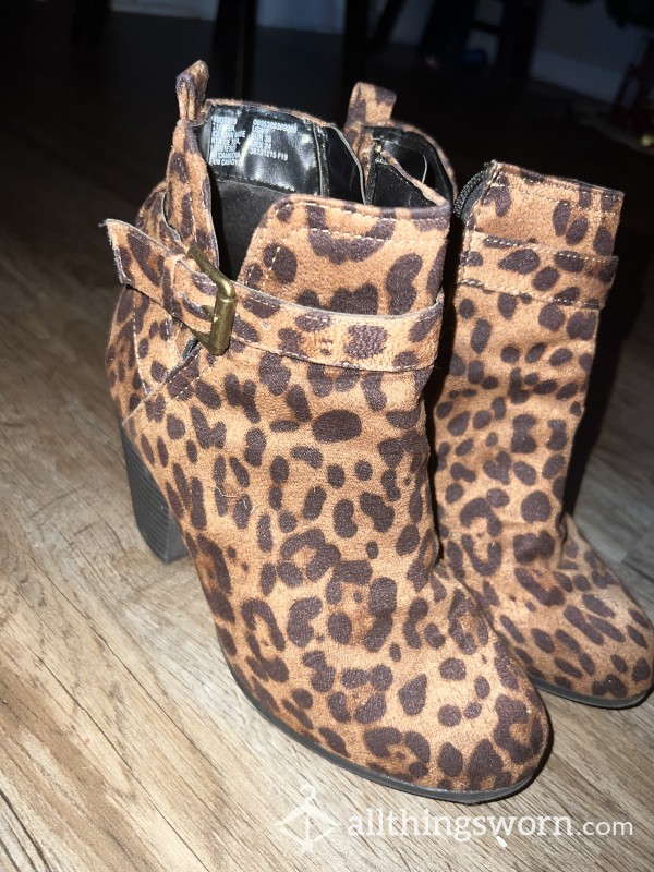 Cheetah Boots