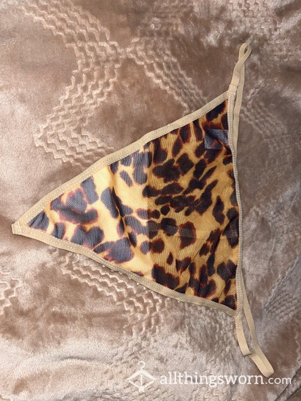 Cheetah Print G-String