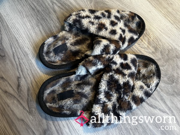 Cheetah Slippers