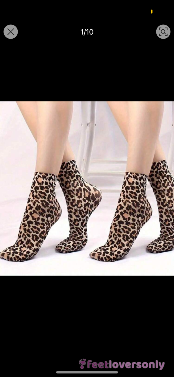 Cheetah Socks